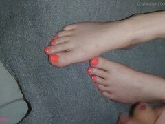 Amatéri, Britskej, Kompilácia, Nohy, Footjob, Priateľka, Homemade