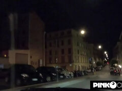 Amandha Fox's crazy night in Rome by car