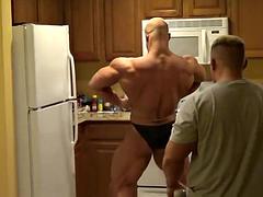 Brandon Posing in Kitchen