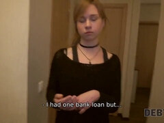 Red-haired miss allows collector to screw her to for