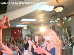 My redhead wife gets throatfucked by stripper