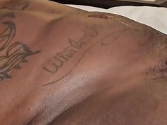 Stor stjärt, Svart, Homosexuell, Hårig, Spansk, Tatuering