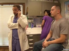 Sexy nurse cum extraction