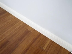 Enthousiasteling, Blond, Bruinharig, Stel, Lul, Hondjeshouding, Vriendin, Keuken