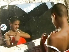 Amatør, Rumpe, Fingring, Utendørs, Alene, Stripping, Tenåring, Pupper