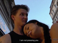 Sort, Par, Tjekke, Hd, Pov, Offentlig, Teenager, Kone