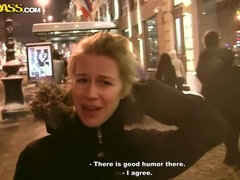 Denis, Eric, and Mayola: Redhead's Public Toilet Threesome Creampie