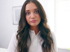 18 ans, Sucer une bite, Brunette brune, Couple, Petite amie, Hard, Pov, Adolescente