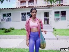 Mamada, Morena, Corridas, Ébano, Corridas faciales, Peludo, Sexo duro, Montar