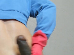 Anal, Svart, Dildo, Europeisk, Fetisch, Onani, Solo, Vibrator