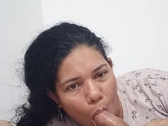 Bundão, Boquete, Morena, Casal, Gozar na boca, Feito em casa, Latina, Maduroa