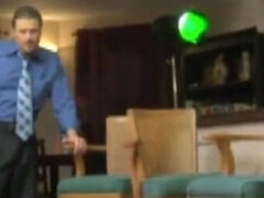 Two whores satisfied by two long cocks behind the scenes