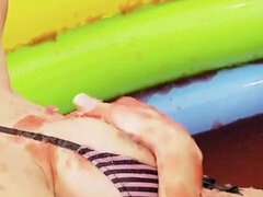 Rit, Lepotice, Velike joške, Food, Spodnje perilo, Mokra