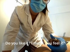 Doctor fucks patient, gloves, glove