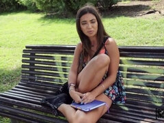 Enthousiasteling, Kont, Pijpbeurt, Latijnse vrouw, Buiten, Gezichtspunt, Openbaar, Kut duiken