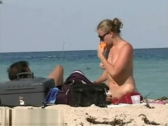 Exquisite nude beach video