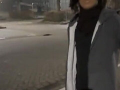 Crossdresser in Different Nylon Face Masks (encasement)