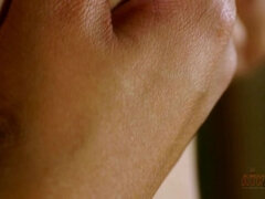 흑인, 에보니, 보지, 면도된, 짧은 머리, 빼빼한, 젖가슴