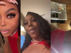 Stor stjärt, Stora tuttar, Ebenholts, Fingering, Hemmagjord, Onani, Pov