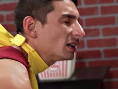 Anal, Sucer une bite, Gode, Noir ébène, Homosexuelle, Interracial, Muscle, Jouets