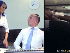 Avsugning, Brunett, Fötter, Naturliga tuttar, Kontor, Orgie, Pov, Verklighet