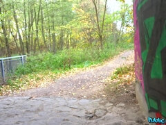 Amatør, Røv, Pik sutte, Brunette, Sædskud, Udendørs, Offentlig, Bryster