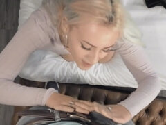 Chica, Rubia, Mamada, Corridas, Corridas faciales
