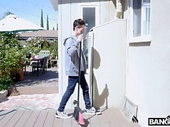 Grosse titten, Braunhaarige, Geile alte tussi, Schwanz, Hd, Milf, Mutti, Ablutschen