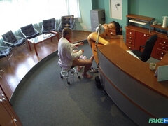 素人, お尻, フェラチオ, オフィス, スパンキング, ユニフォーム, のぞき