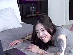 Sis-blows-bro, blowage, teen