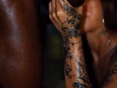 Stor kuk, Svart, Avsugning, Ebenholts, Mellanrasig, Latina