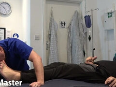 Doctor Worships Patients Feet and Eats Cum From Feet