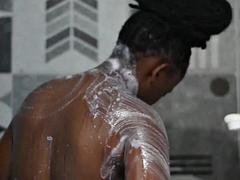 Amateur, Grosse bite, Gros seins, Noire, Sucer une bite, Noir ébène, Plan cul à trois, Nénés