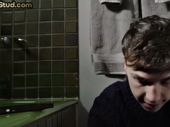 Taboo loving twink with glasses and bareback fucked by stepdad uncle