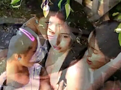 Teen Lilly's Lesbian Play in the Garden