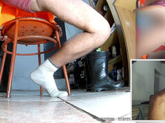 Amador amadora, Pauzão, Jato de porra, Fetiche, Peludoa, Masturbação, Solo chão