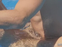 Culo, Rubia, Pareja, Estilo perrito, Tetas naturales, Coño, Tatuaje, Tetas