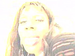 Juicy ebony babe Kelly Starr oiled up by Lexington Steele!