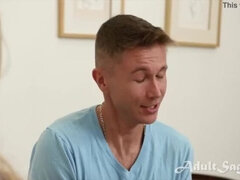 항문, 큰 가슴, 가족, 밀프, 엄마, 타는, 계모, 젖가슴