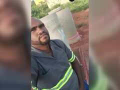 Alone at the Construction Site, I Always Secretly Masturbate.