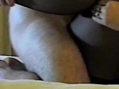 Amerikaner, Stor svart kvinne, Store pupper, Blond, Kukk suging, Par, Ansiktssperm, Moden