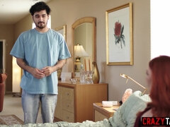 Cock sucker stepmom enjoyed rough sex