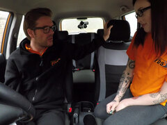 American chick Chloe Carter enjoys anal in the car