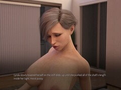 School adventure with a sexy mom character in this visual novel gameplay