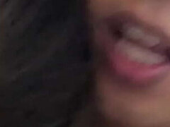 Yamileth Ramirez Gets Annoyed By Her Boyfriend's Big Cock But Ends Up Sucking It Hard