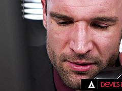 DEVILS FILM - Gorgeous April Olsen Gets Her Pussy And Ass Pounded In The Office