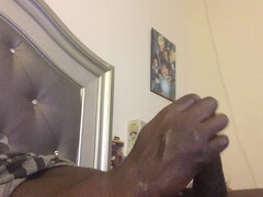 Big black dick, long dick, masturbate
