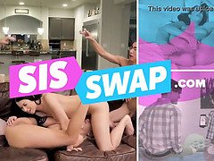 Tattooed babes with perky boobs get their big butts spanked while stealing in a shoplifting threesome