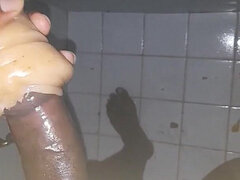 Badrum, Svart, Hemmagjord, Onani, Solo