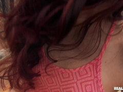 Backyard POV copulating with hot Maci May